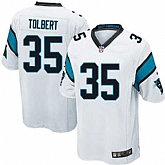 Nike Men & Women & Youth Panthers #35 Mike Tolbert White Team Color Game Jersey,baseball caps,new era cap wholesale,wholesale hats